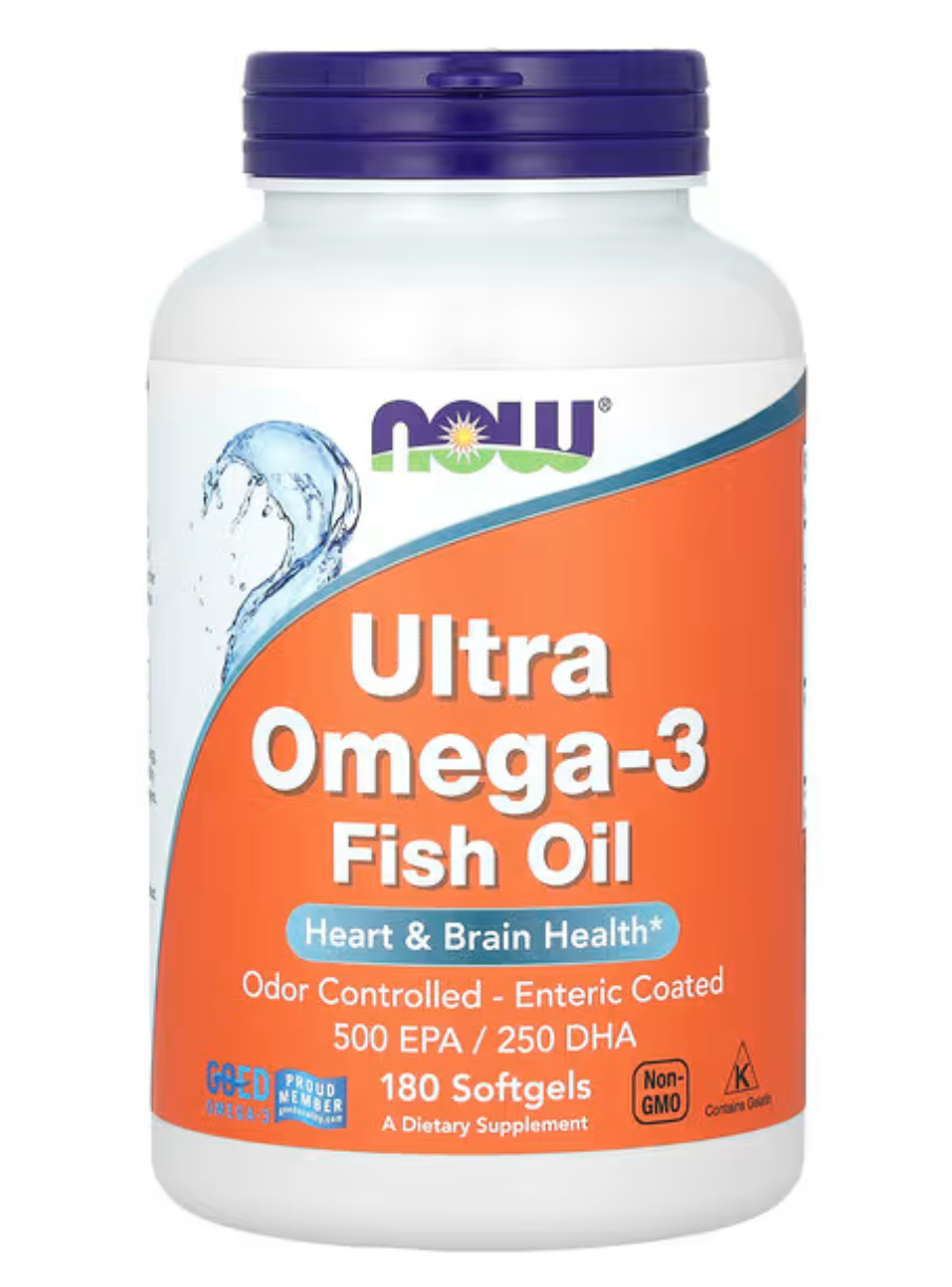 NOW FOODS, ULTRA OMEGA 3 180 КАПСУЛ