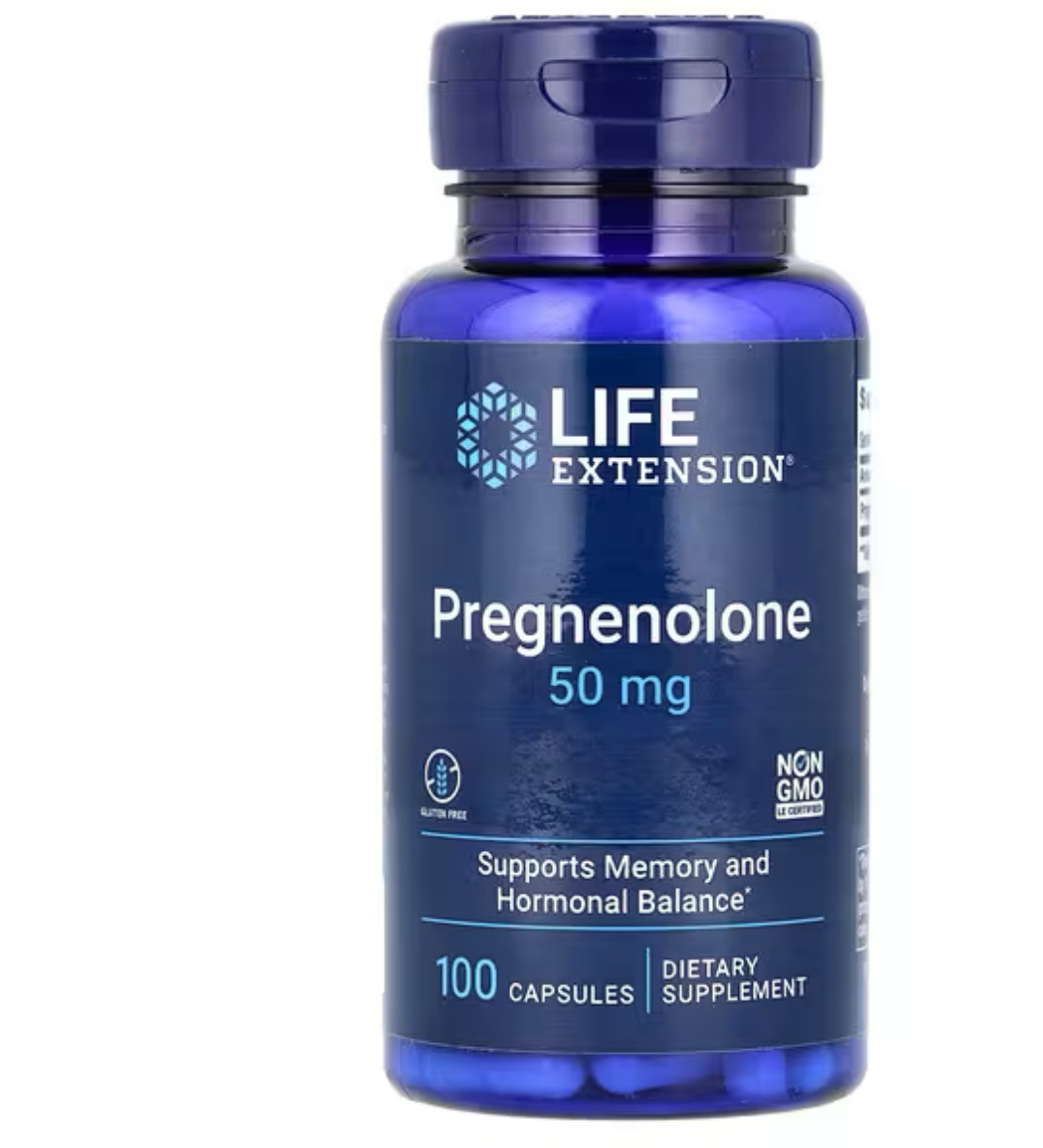 LIFE Extension, Pregnenolone, прегненолон 50 mg, 100 капсул