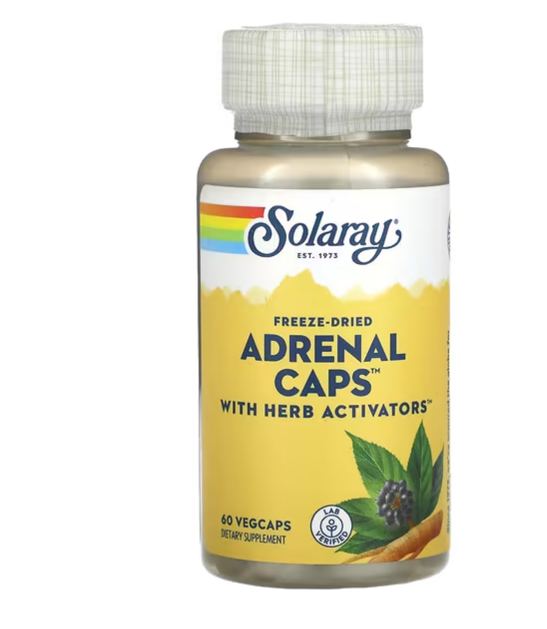 SOLARAY, Abrenal caps, 60 капсул