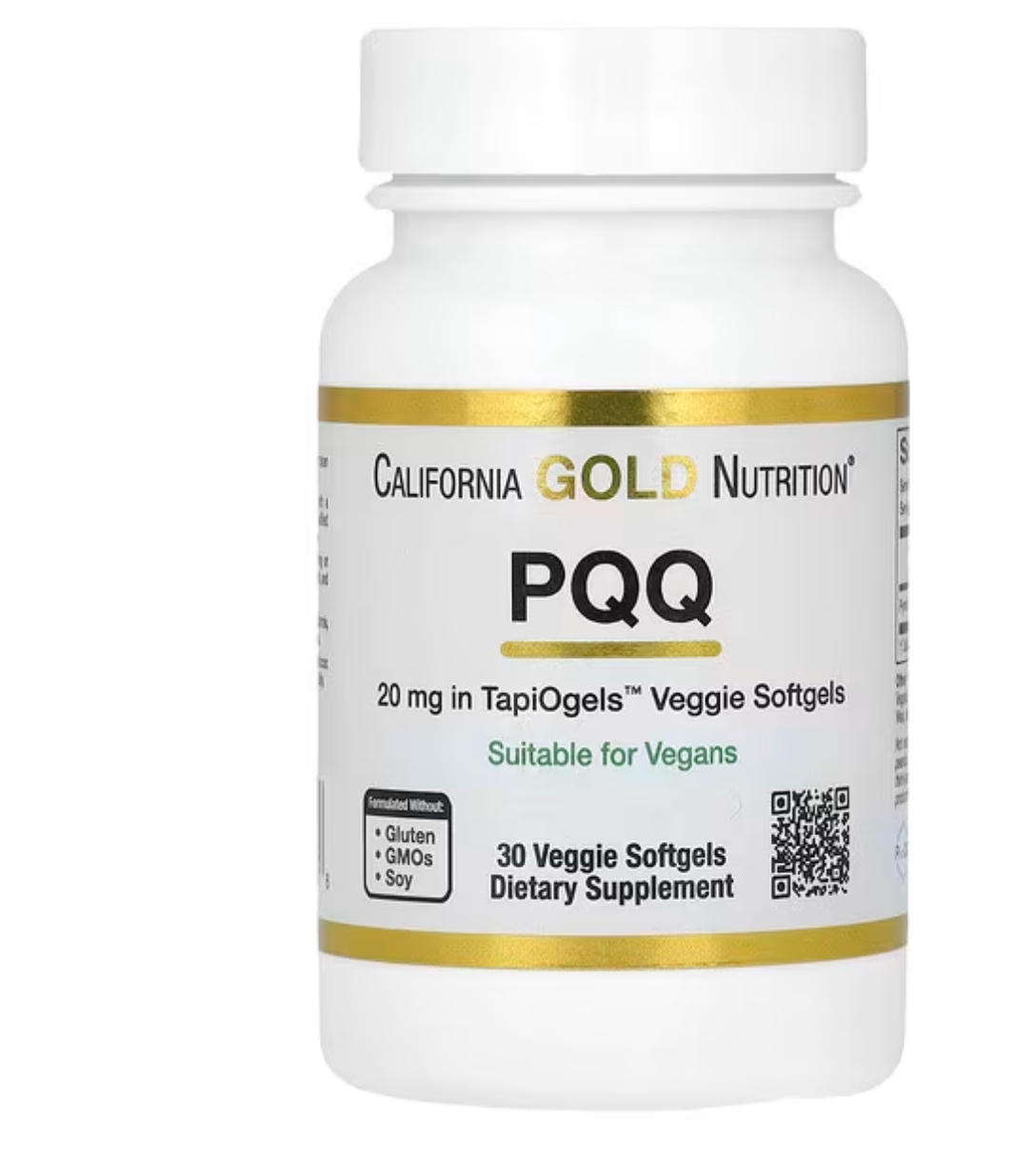 California GOLD Nutrition, PQQ или витамин В 14, 20 мг, 30 капсул