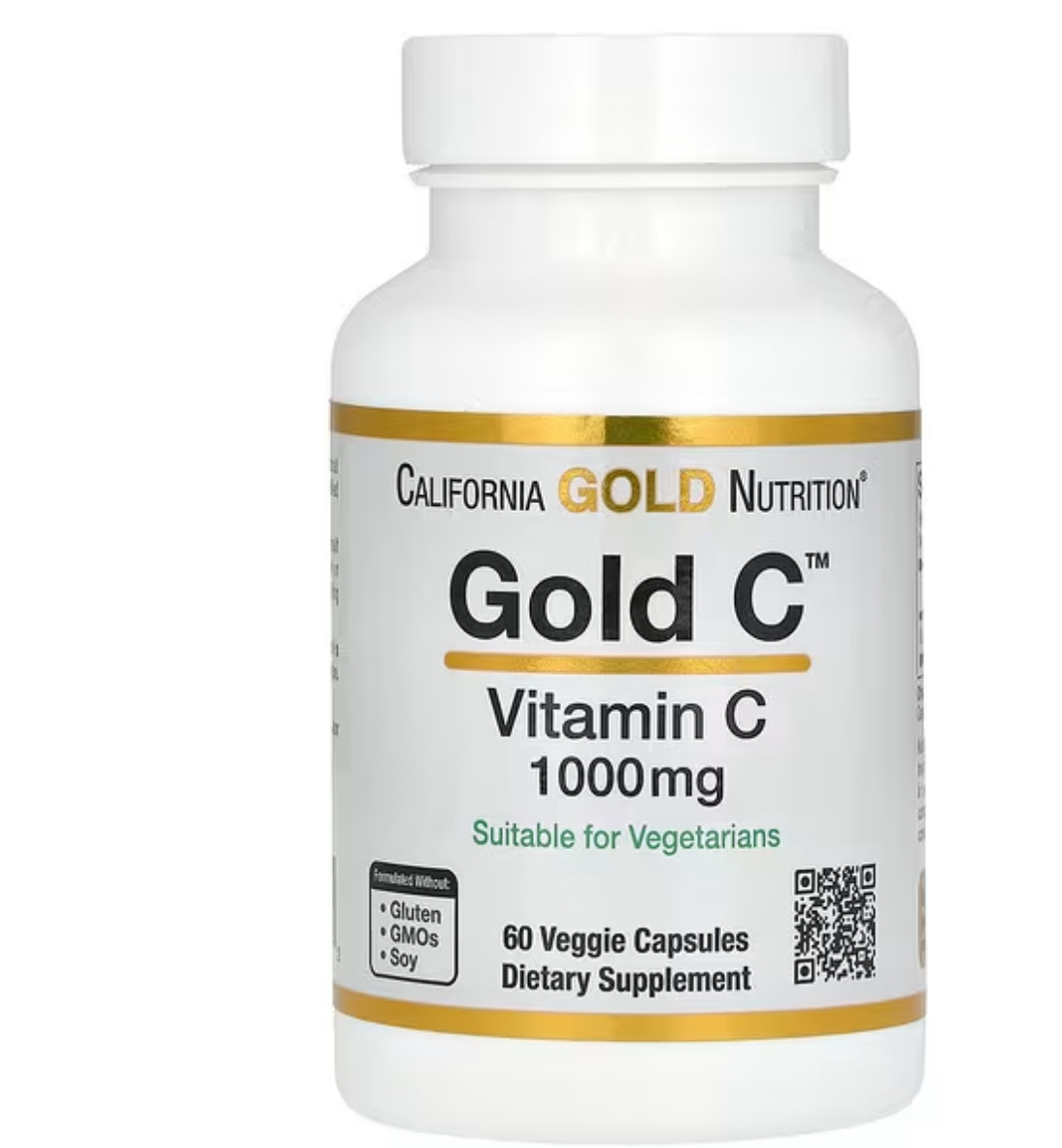 California GOLD Nutrition, Gold C,  Витамин С, 1000 мг, 60 капсул