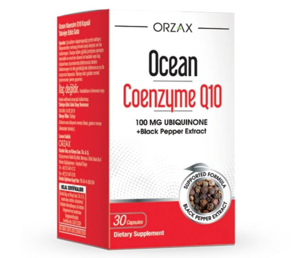 ORZAX, Коэнзим Q10, 100 мг, 30 таблеток