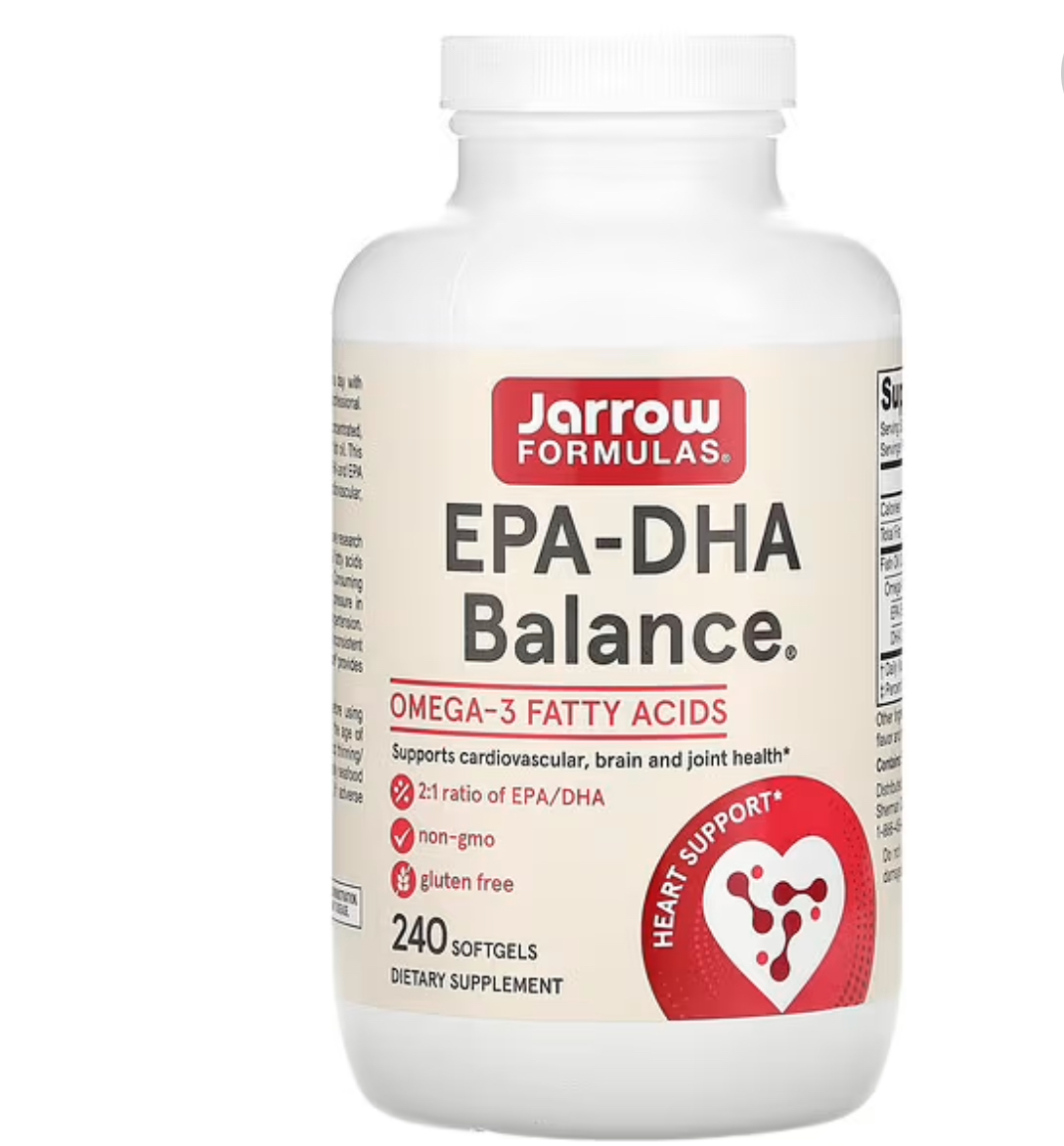 JARROW, Омега 3 EPA DHA Balans, 400 epa / 200 dha, 240 капсул