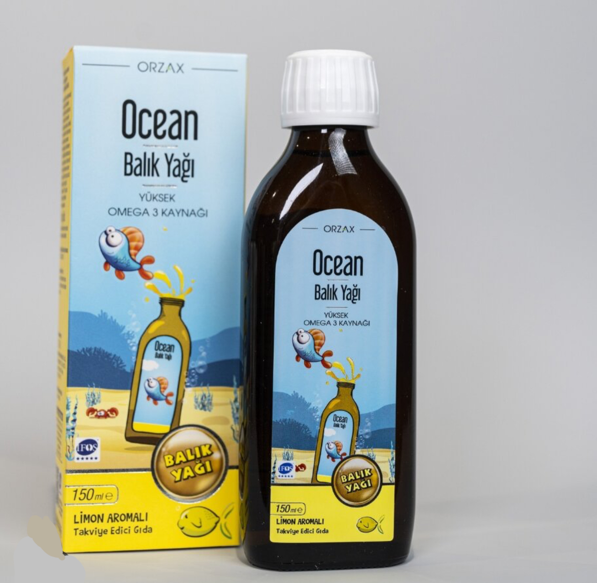 ORZAX, Ocean, Детская омега 3,  Рыбий Жир, 150 мл, в ассортименте вкусы