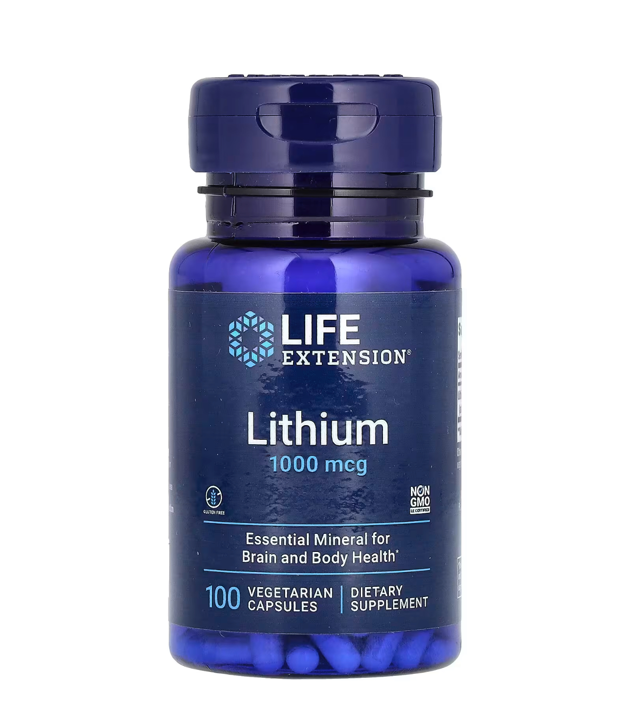 Life extension, Литий, 1000 мкг, 100 капсул