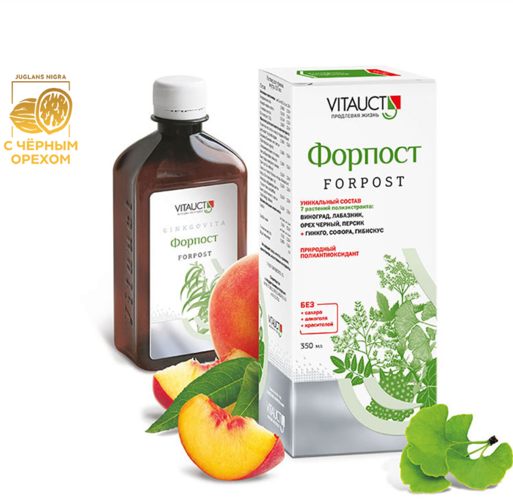 VITAUCT, Форпост, комплекс антиоксидантов, 350 мл