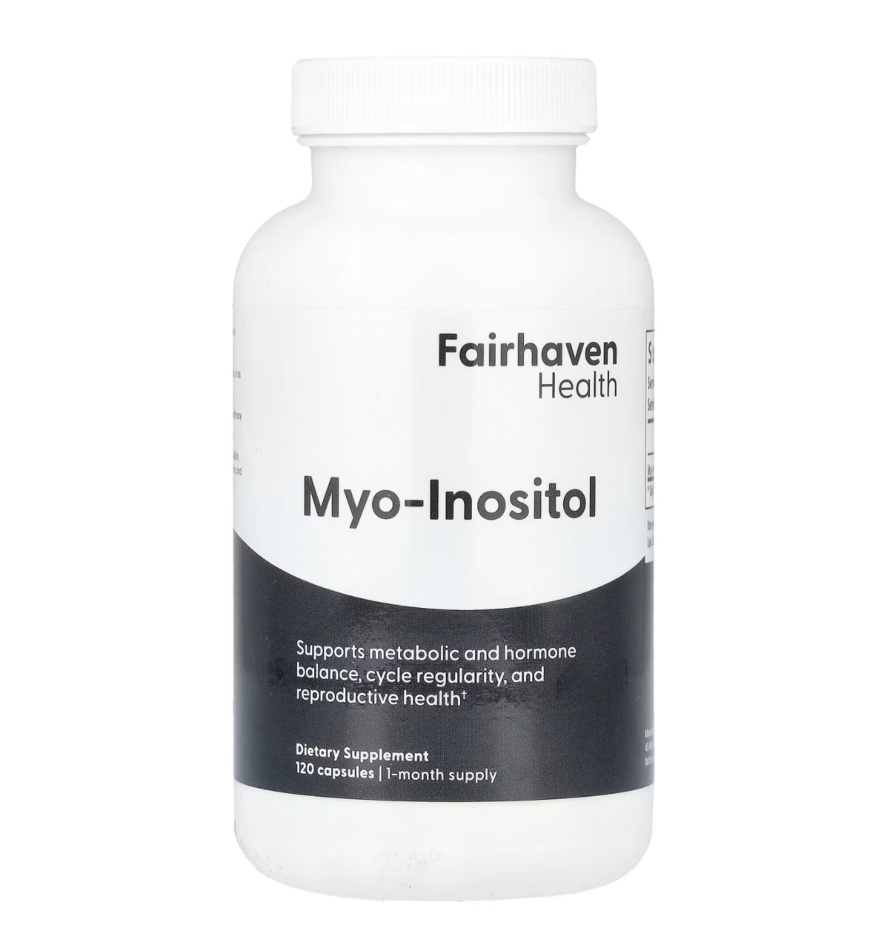 Fairhaven Health, Mio-inositol, мио инозитол, 120 капсул