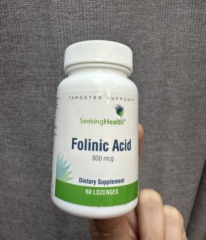 Seeking Health, Фолиновая кислота, 800 мкг, 60 рассасывающих пастилок
