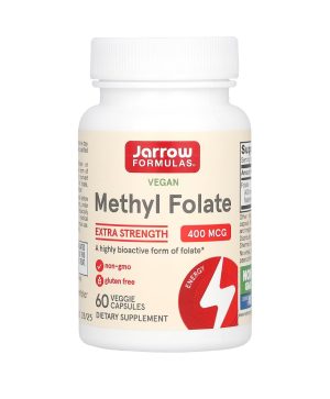 Jarrow, метилфолат, 400 мкг, 60 капсул