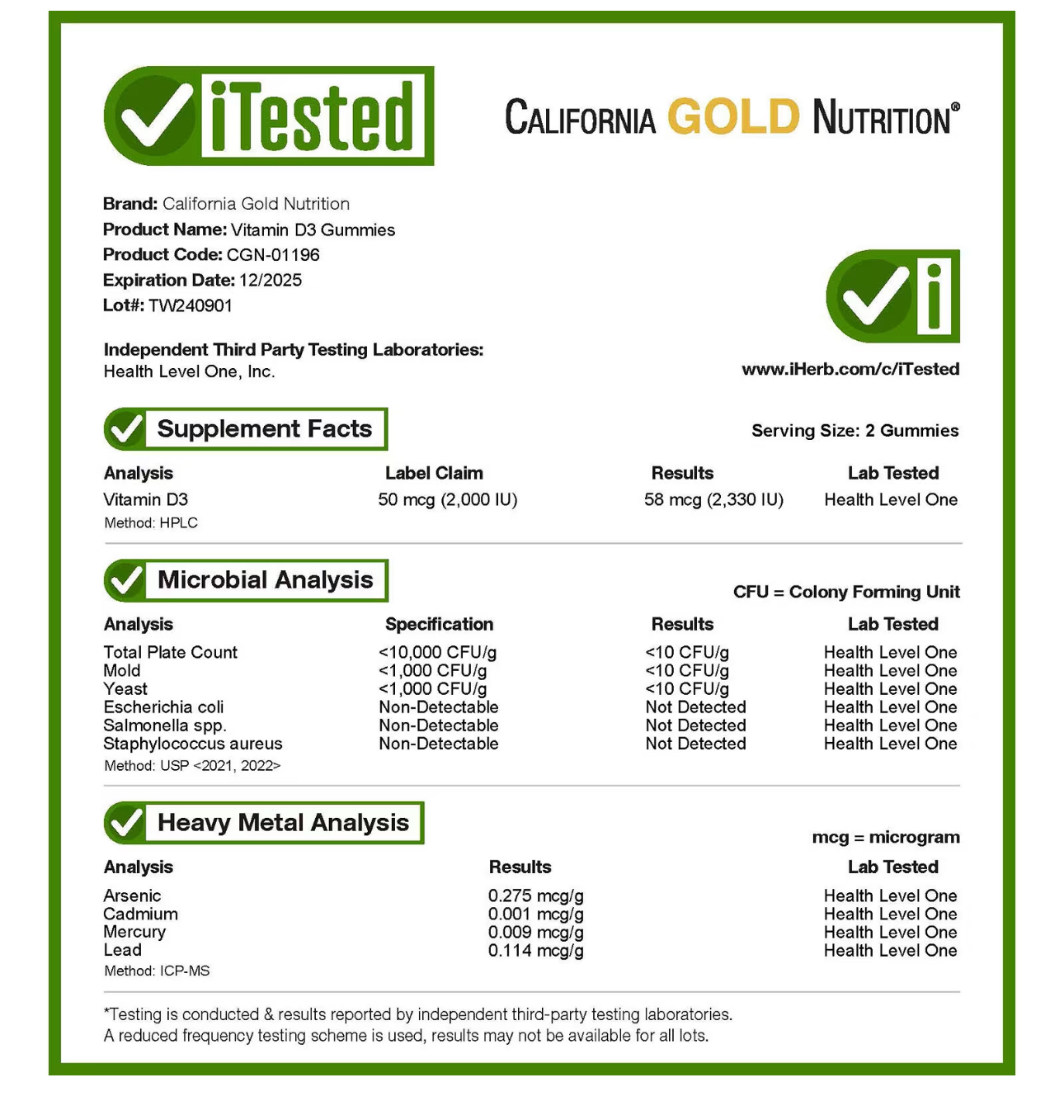 California GOLD Nutrition, витамин Д3, 1000 ме, 90 мармеладок