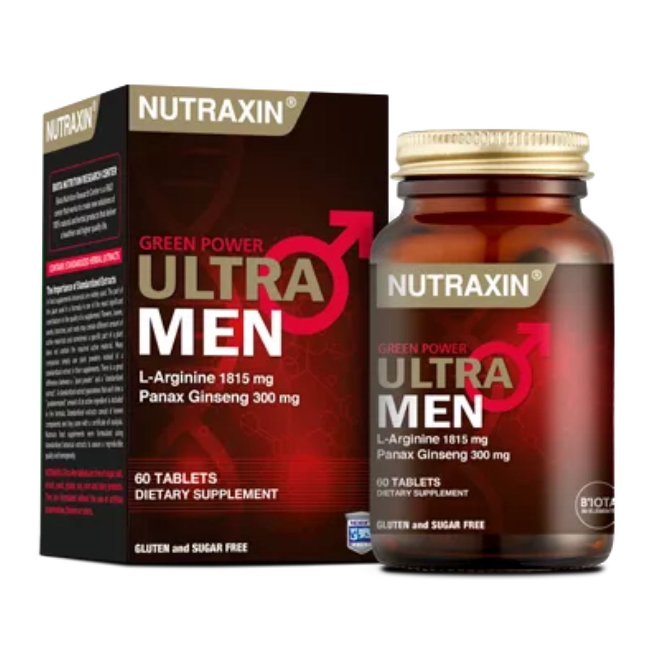 NUTRAXIN, Ultra men, добавка для мужчин, 60 таблеток