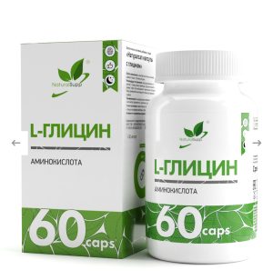 Natural Supp, L-Глицин,60 капсул
