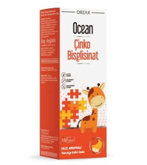 Orzax, цинк бисглицинат, 150 мл, с банановым вкусом