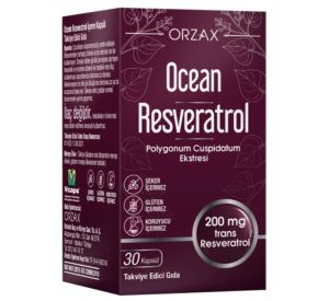 Orzax, Ресвератрол, 200 мг, 30 таблеток