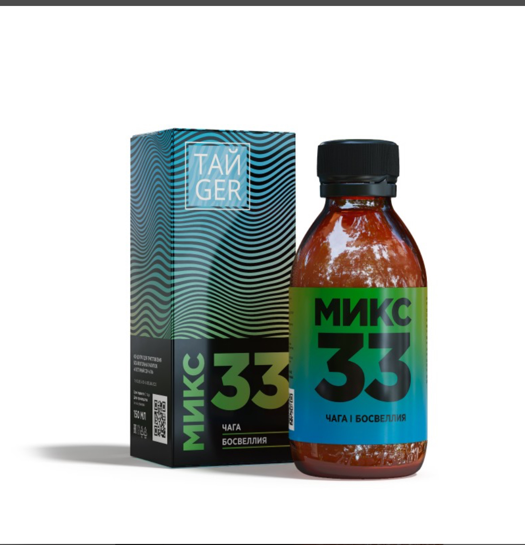 Тайger, Микс 33, Чага и босвеллия, 150 мл