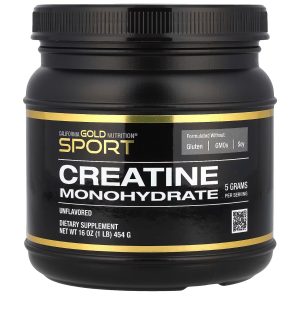 California Gold Nutrition, Креатин моногидрат , 454 гр