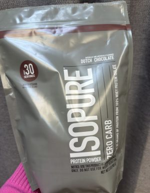 Isopure, Изолят сывороточного протеина, шоколад, 908 гр