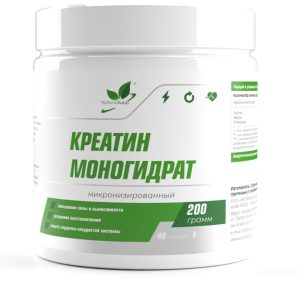 Natural Supp, Креатин моногидрат, 5 гр, 200 гр (40 порций)