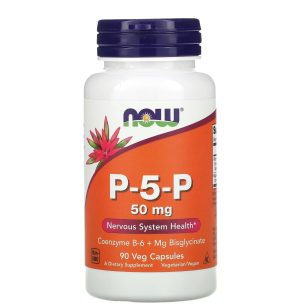 NOW, P-5-P, Пиридоксаль 5 фосфат, В 6, 50 мг, 90 капсул