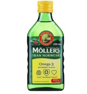 Mollers pharma, Омега 3, жидкая, + А, Е, Д, 250 мл