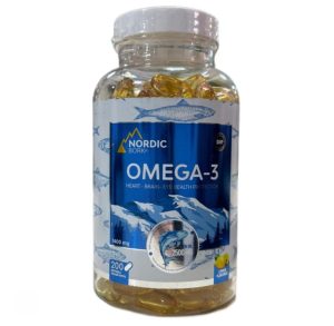 Nordic bork, Омега 3 1000, 120EPA/180DHA, 200 капсул