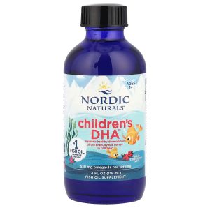 Nordic Naturals, Детская омега 3 с 1 года, DHA 225/ EPA 170 в 2,5 мл, 119 мл