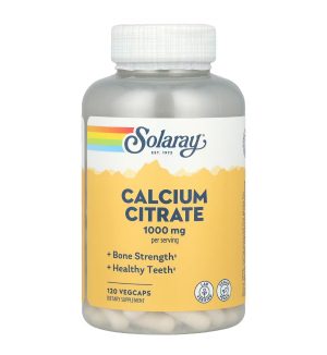 Solaray, Кальций цитрат, 120 капсул
