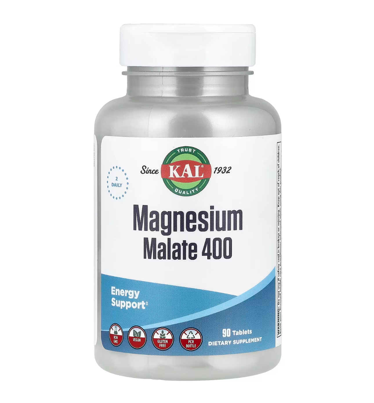 Kal, Магний малат 400, 90 таблеток
