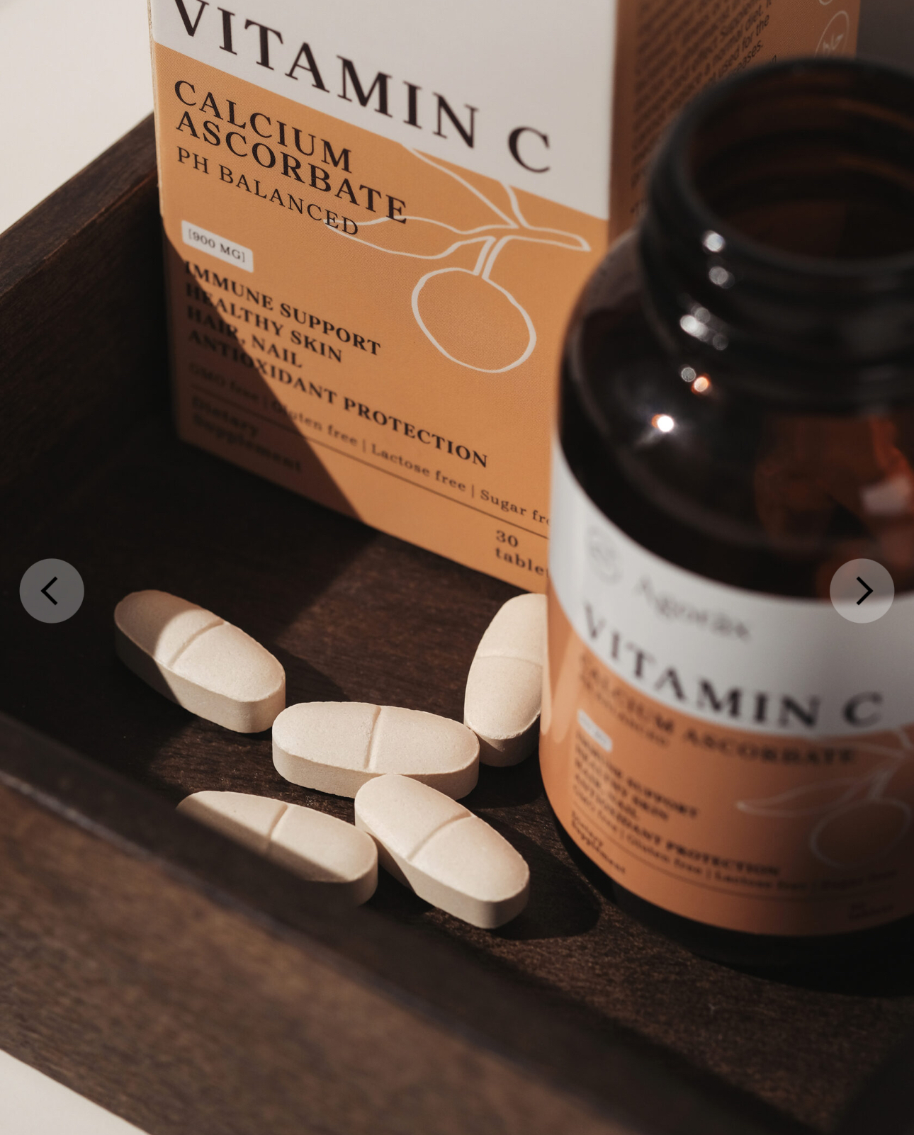 Agorax, Витамин С, 900 мг, 30 таблеток