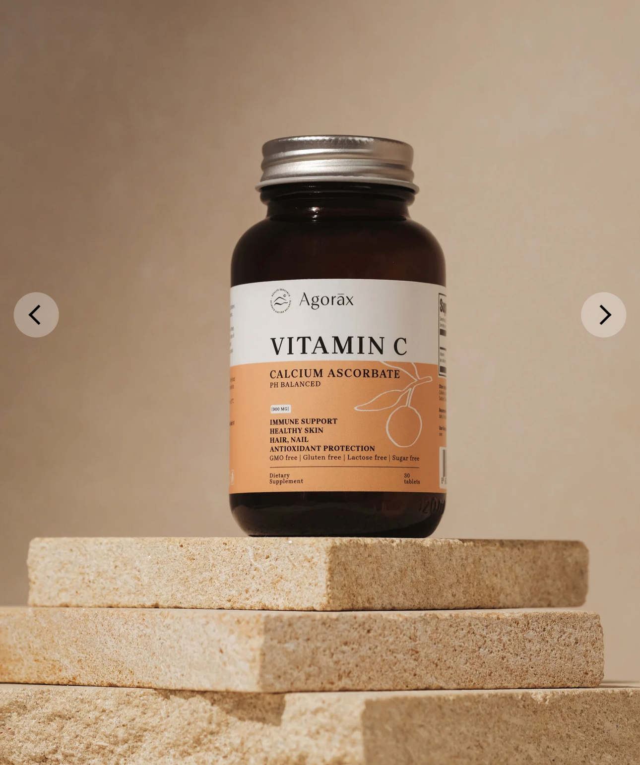 Agorax, Витамин С, 900 мг, 30 таблеток