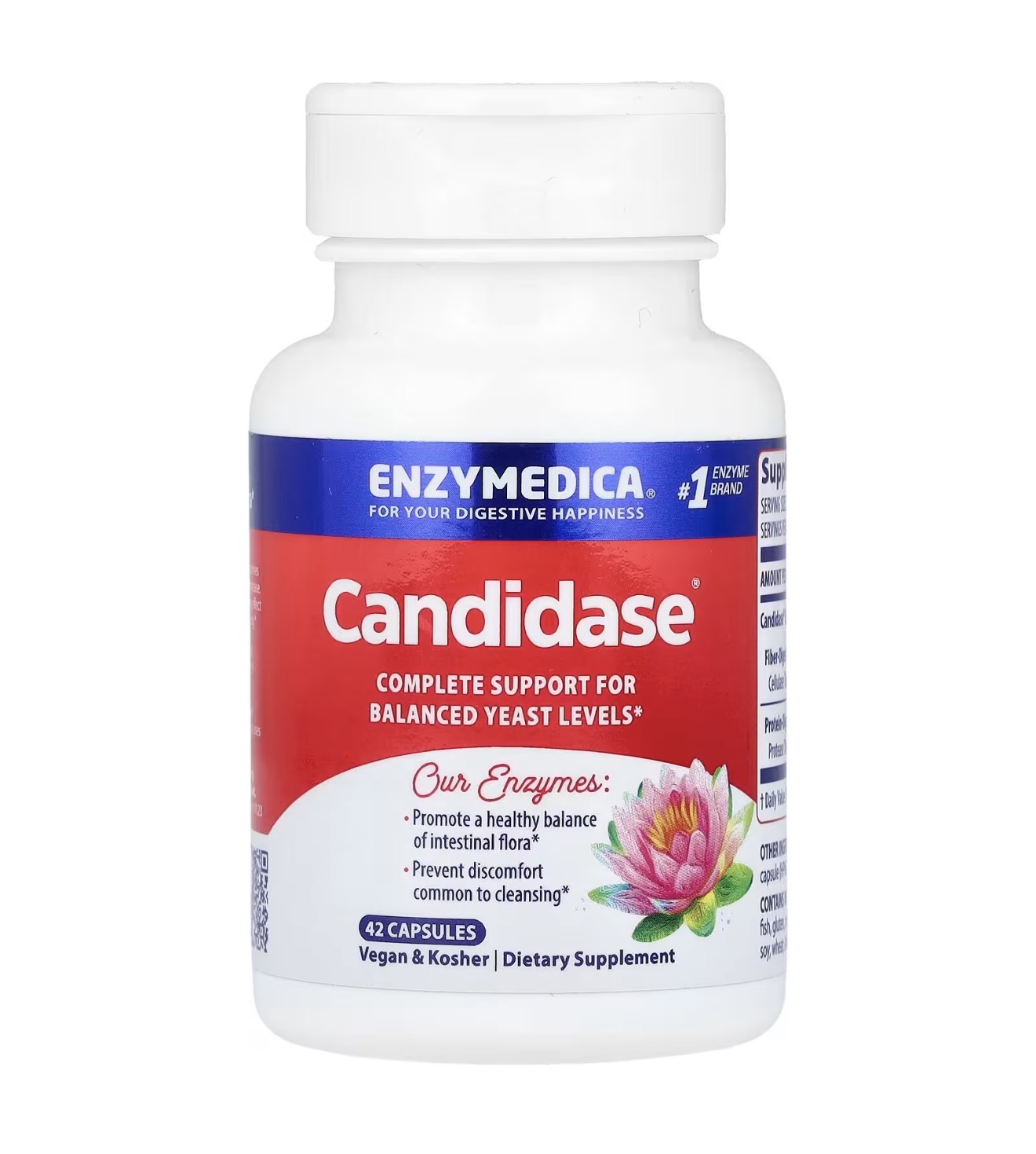 Enzymedica. Candidase, 42 капсул