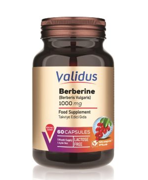 Validus, Берберин, 500 мг, 60 капсул