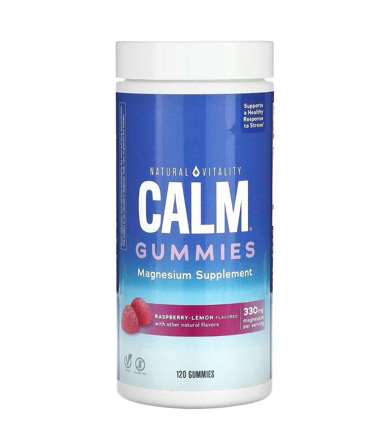 Natural vitality, CALM, Магний цитрат, 83 мг, 120 мармеладок