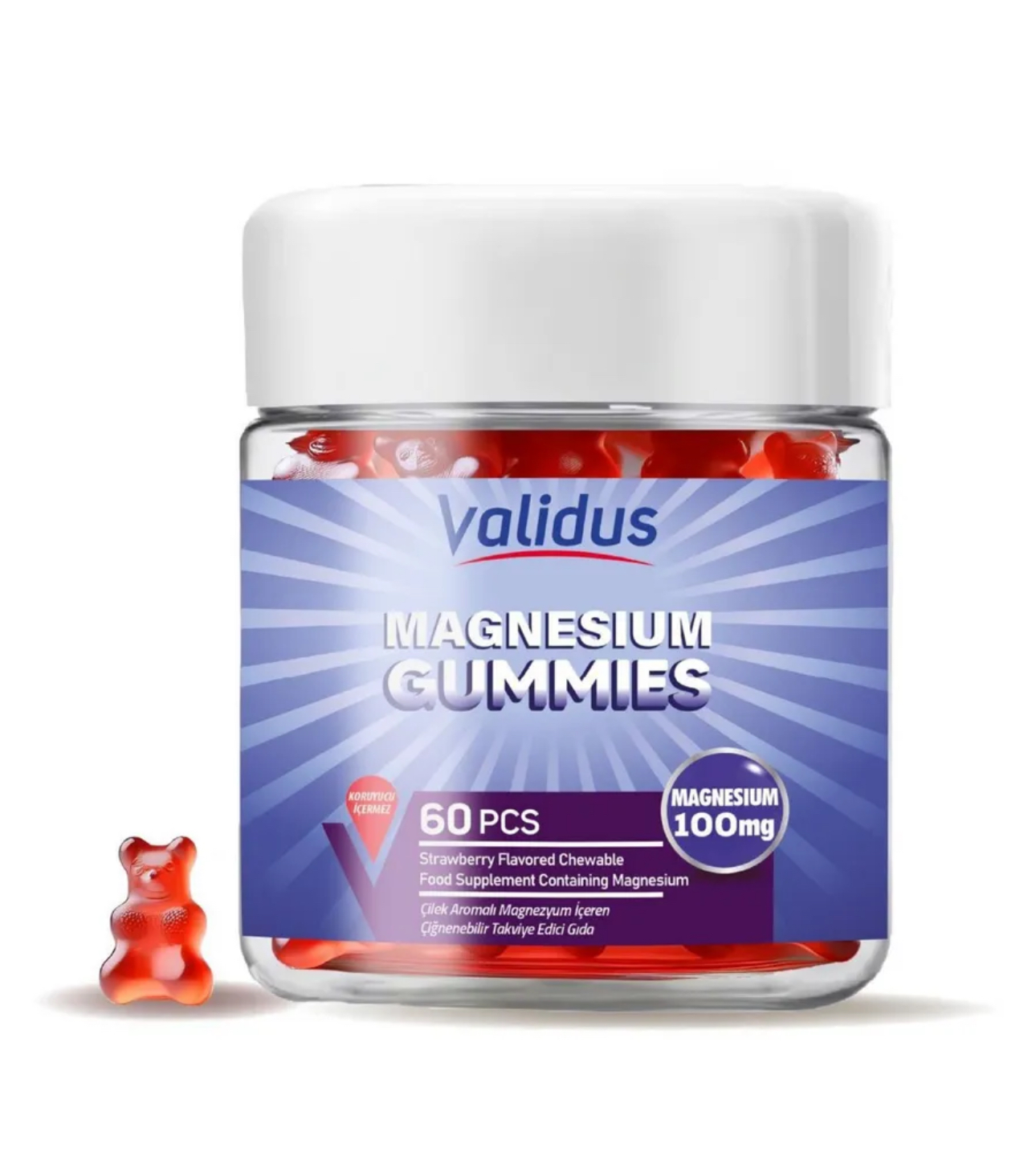Validus, Магний цитрат, 60 мармеладок