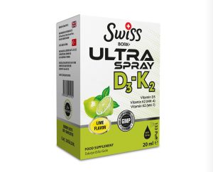 SWISS, Д3-К2, спрей, 600 ме/20 мкг в 1 дозе, 133 дозы