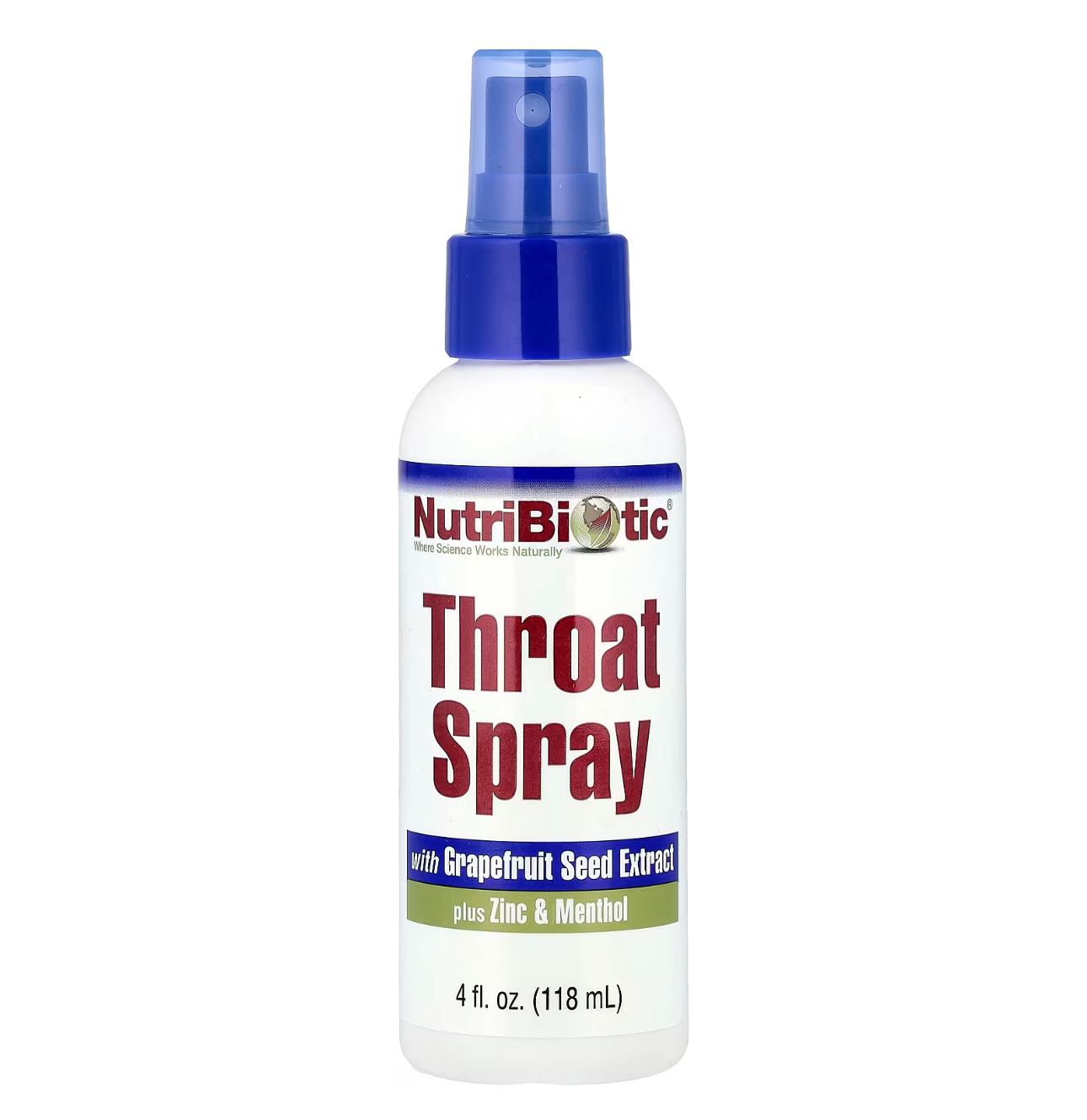 NutriBiotic, спрей для горла GSE, 118 мл