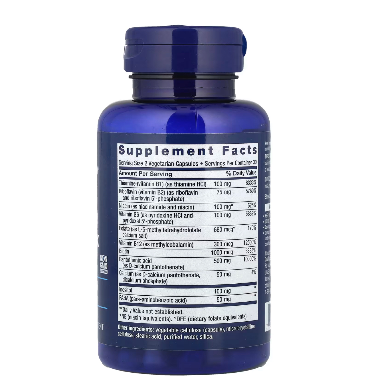 Life Extension, Биоактивный Б комплекс, 60 капсул