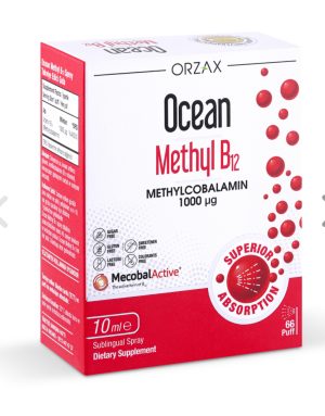 ORZAX, Метилкобаламин, B12, 1000 мкг, спрей, 66 доз