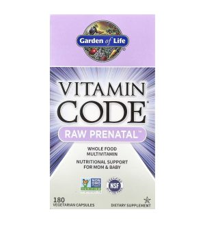 GARDEN OF LIFE, Пренатальные витамины, VITAMIN CODE, 180 капсул
