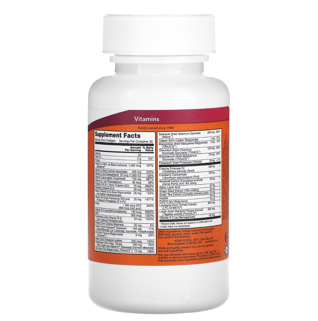 NOW, EVE, Женские мультивитамины, 90 капсул