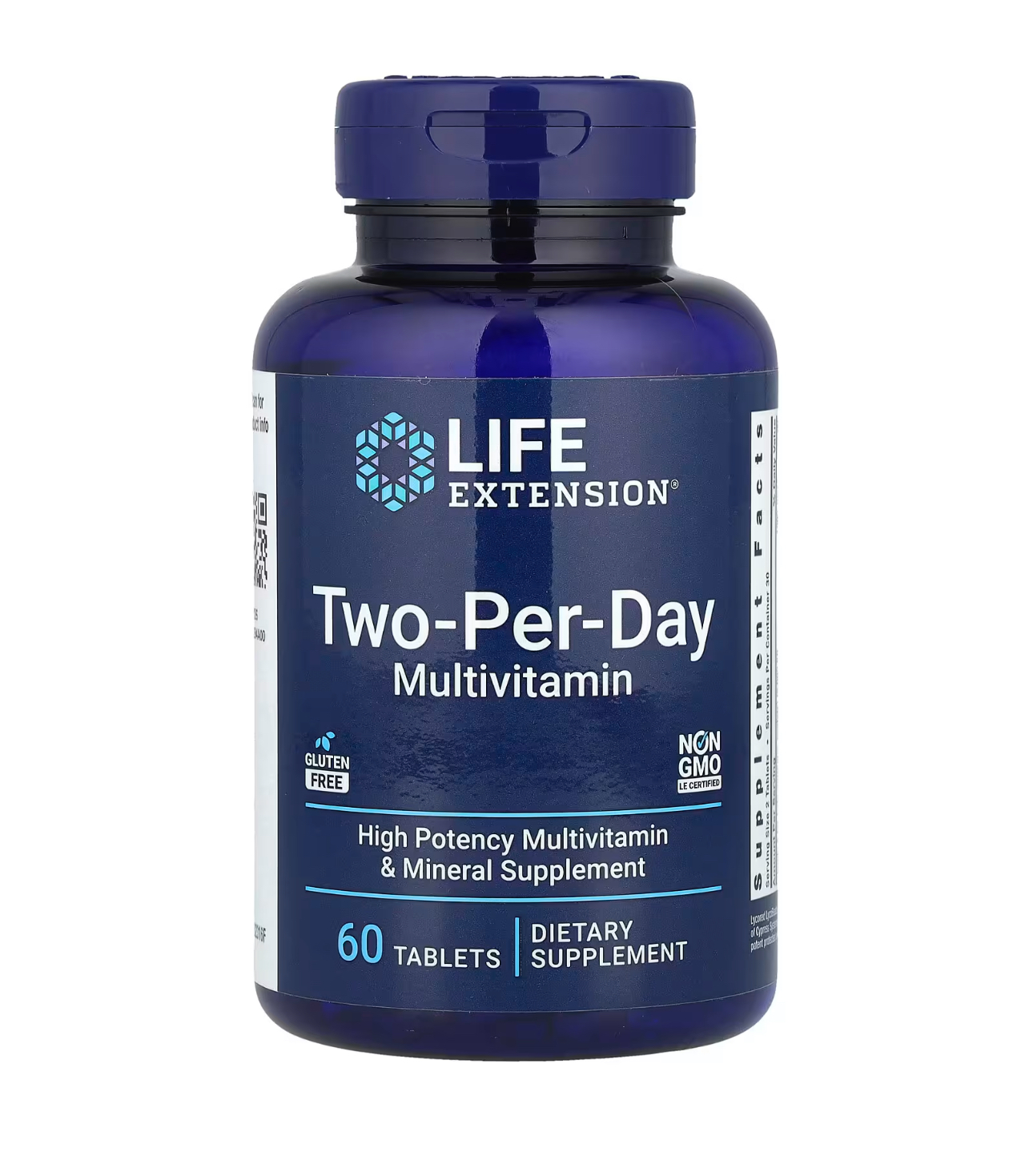 LIFE EXTENSION, TWO-per-day, мультивитамины, две таблетки в день, 60