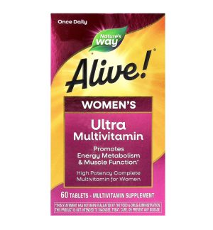 Natures Way, Ultra multivitamin (женские мультивитамины), 60 таблеток