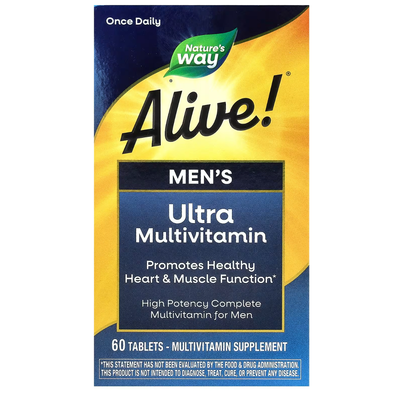 Natures Way, Ultra multivitamin (Мужские мультивитамины), 60 таблеток