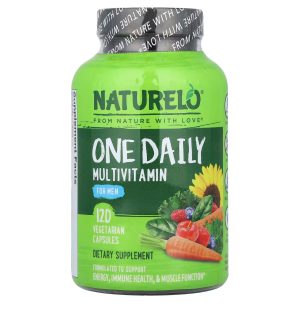 NATURELO, ONE DAILY, Мужские мультивитамины, 120 капсул