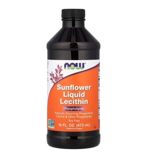 NOW, Подсолнечный лецитин жидкий, 473 мл