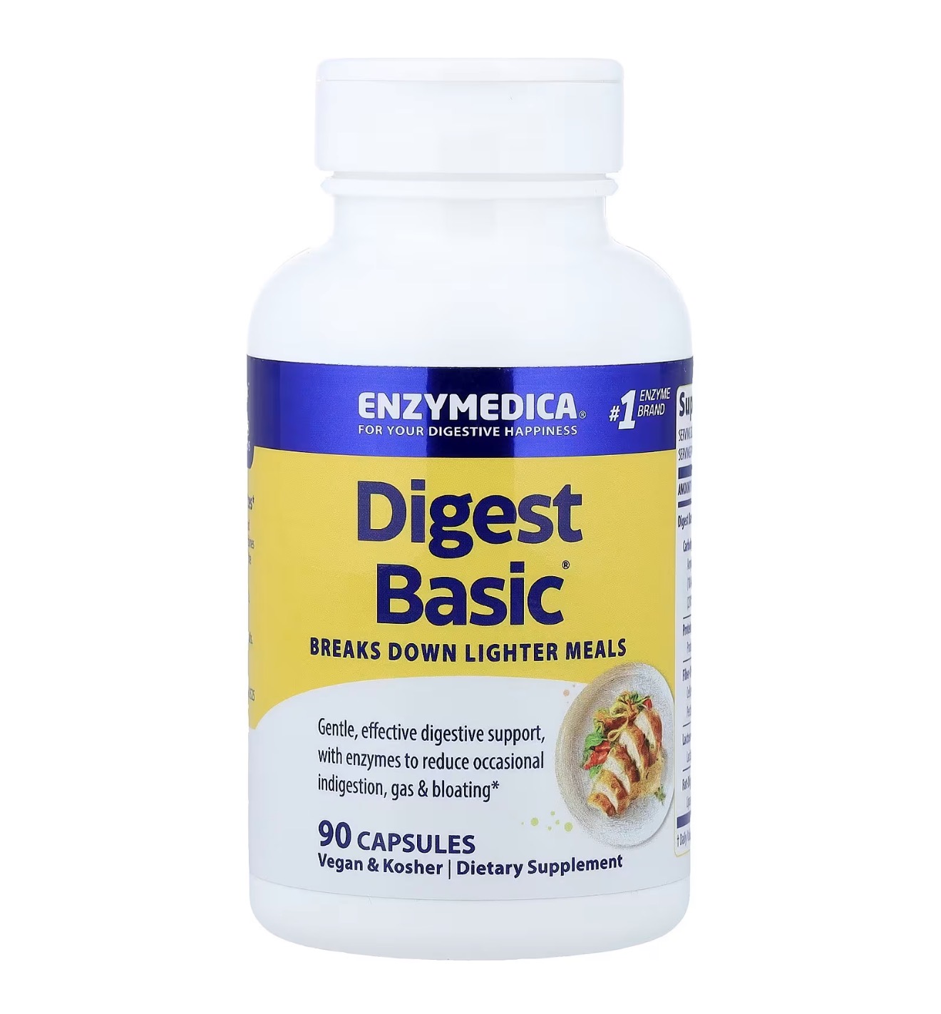 Enzymedica, Digest Basic, 90 капсул