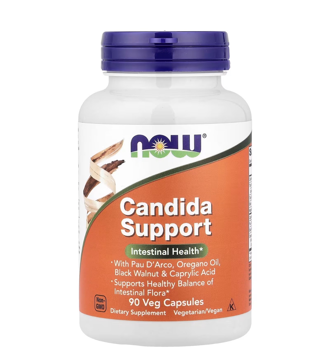 NOW, Candida Support, 90 капсул