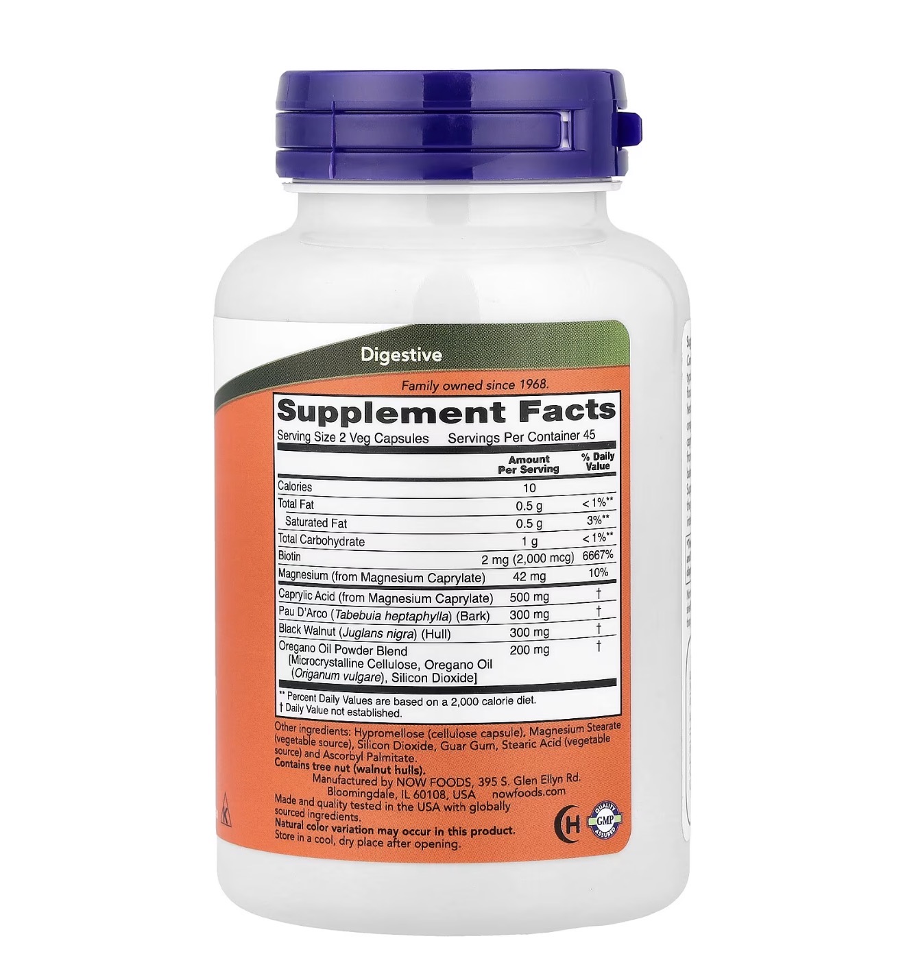 NOW, Candida Support, 90 капсул