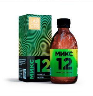 Taйger, МИКС 12, Астрагал и хитозан, 250 мл