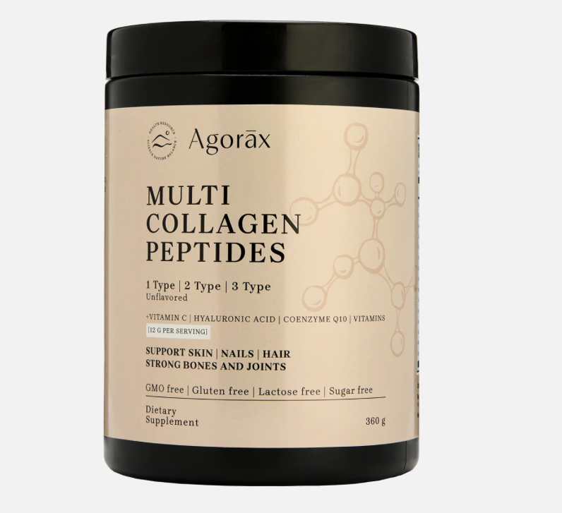 AGORAX, мульти пептидный коллаген, 360 гр, 11 гр в 1 порции